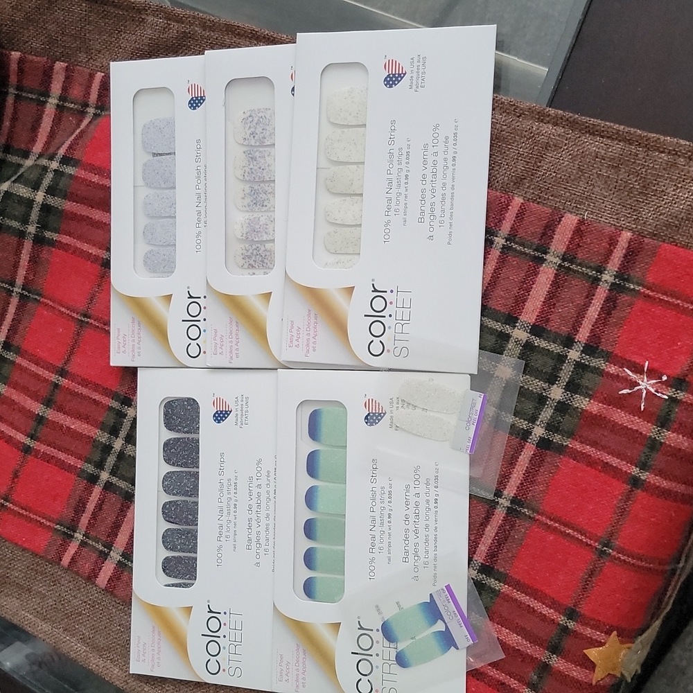 Bundle of 5 Color Street Sets & 2 Twosies